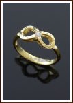 Arany köves patkó gyűrű / briliánssal is rendelhető